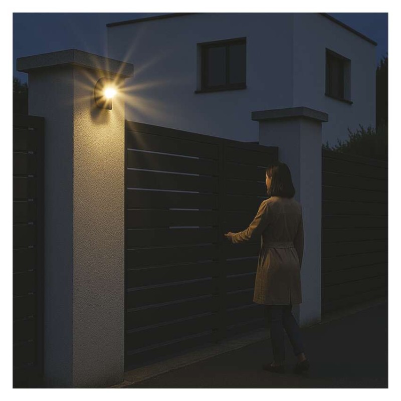 Czujnik ruchu PIR IP44 1200W czarny