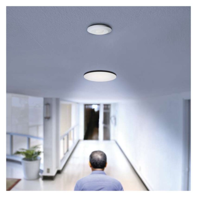 MW senzor (pohybové čidlo) IP20 2000W, biely