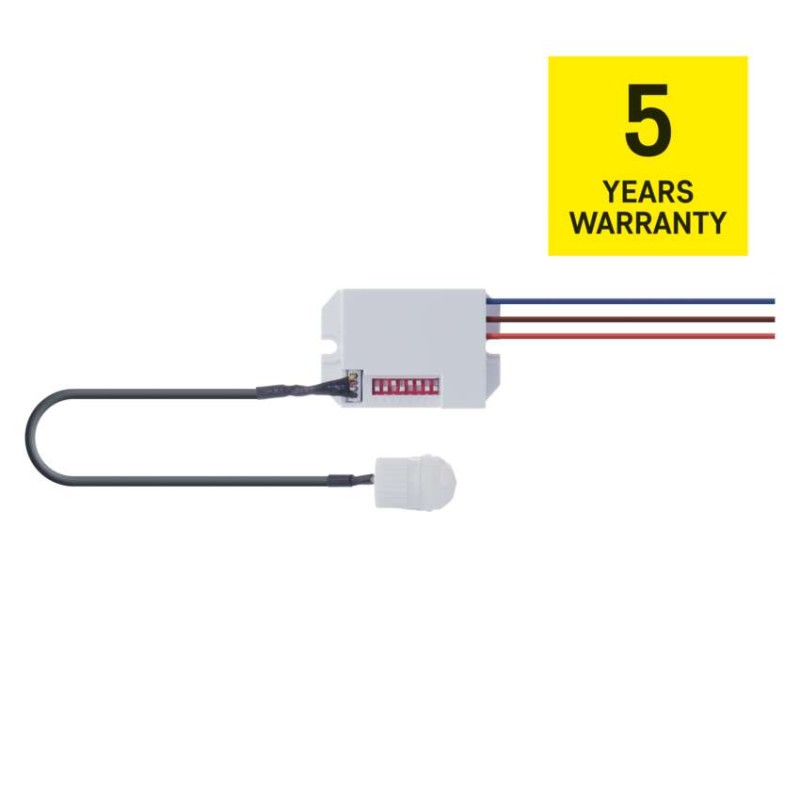 PIR senzor (pohybové čidlo) IP20 800W, biely