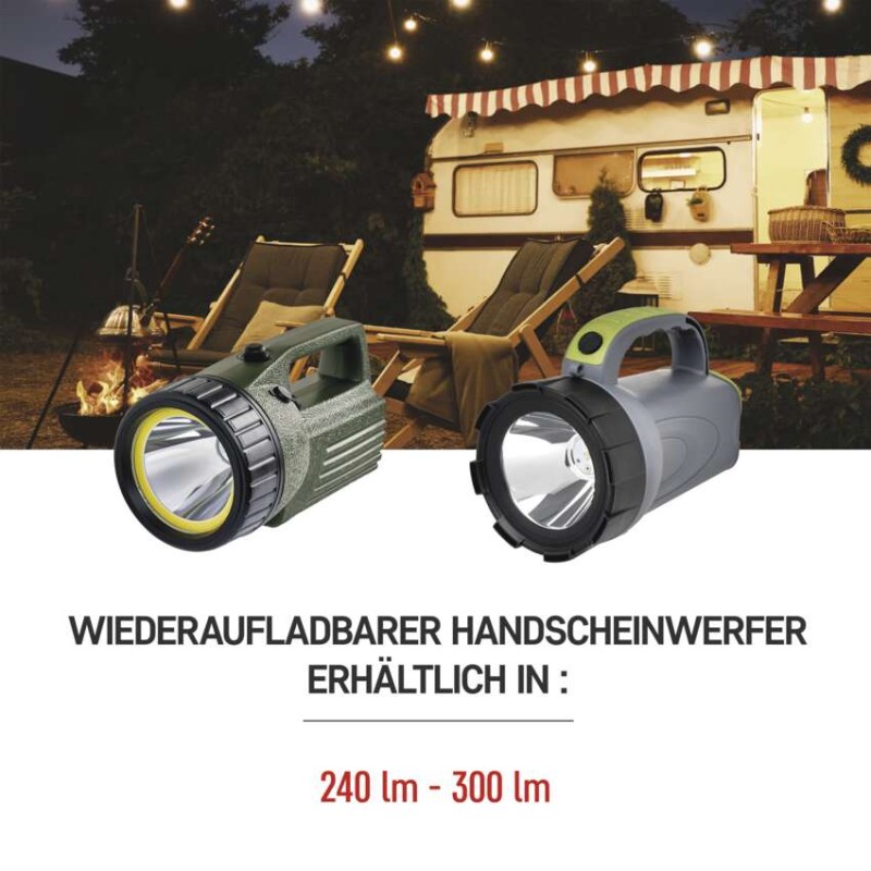 LED aufladbare Lampe P2311, 300 lm, 2400 mAh