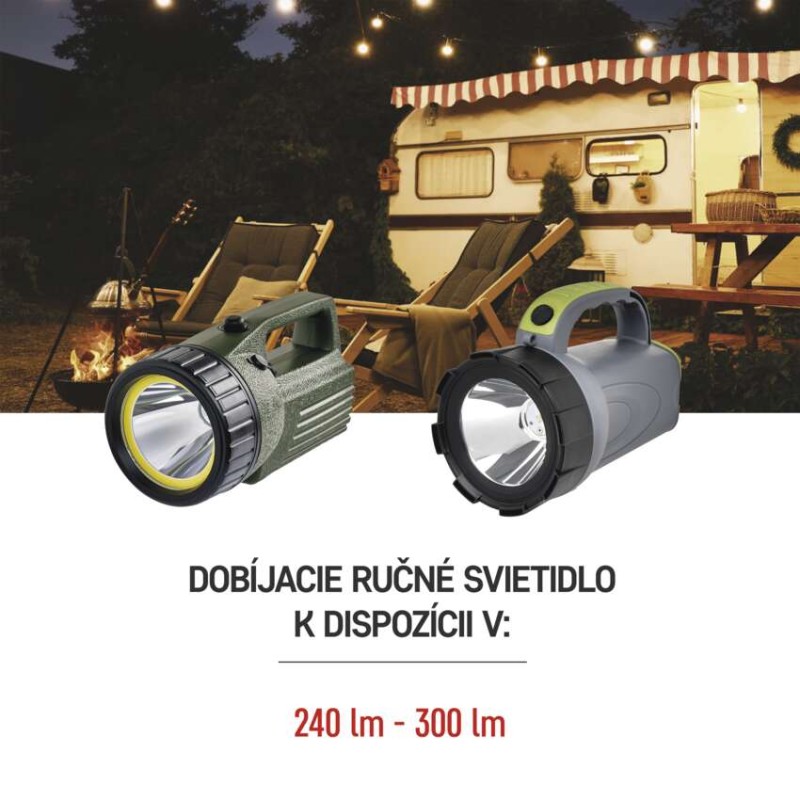 LED nabíjacie svietidlo P2311, 300 lm, 2400 mAh