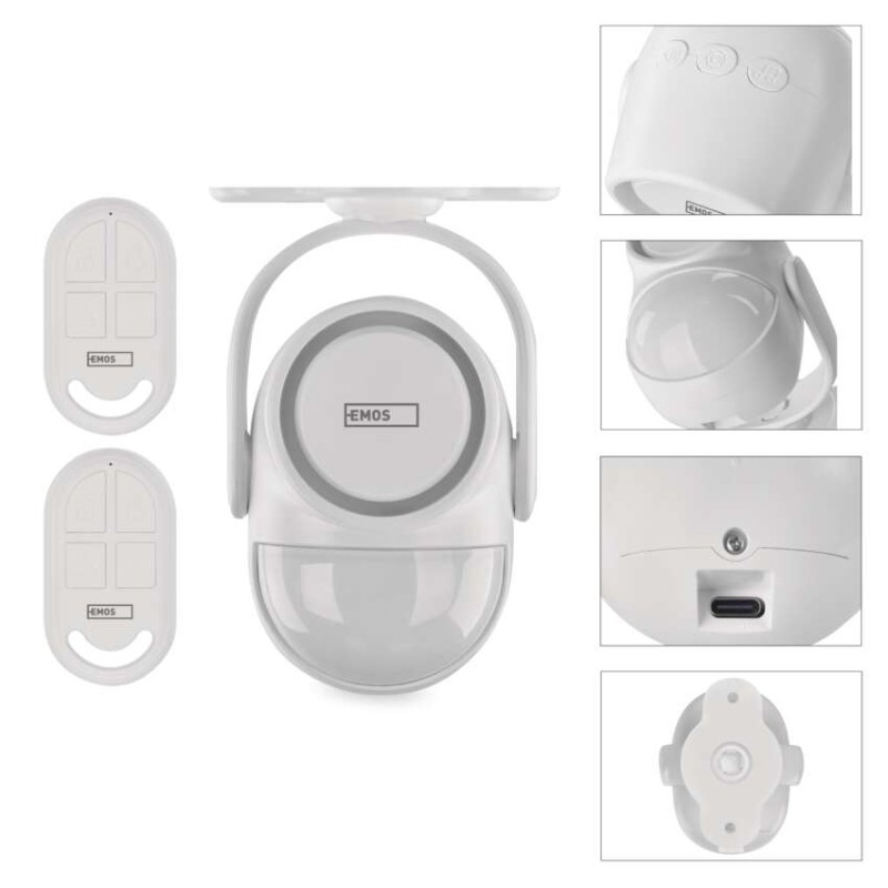 Alarm GoSmart IP‑126L GUARDIAN z czujnikiem ruchu, 6× czujników drzwi/okien, WiFi
