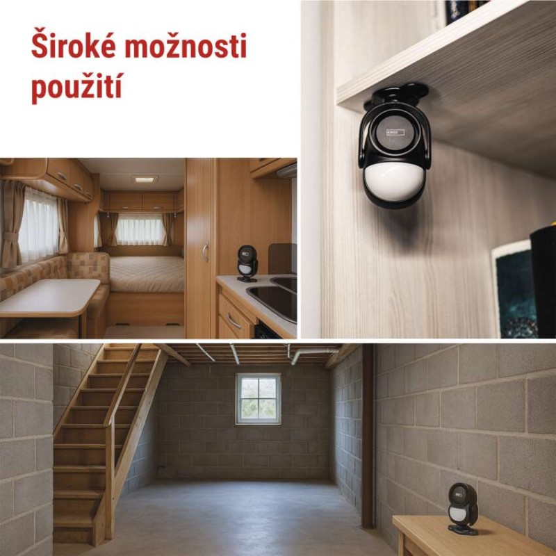 Alarm s pohybovým čidlem EM‑125L PROTECTOR