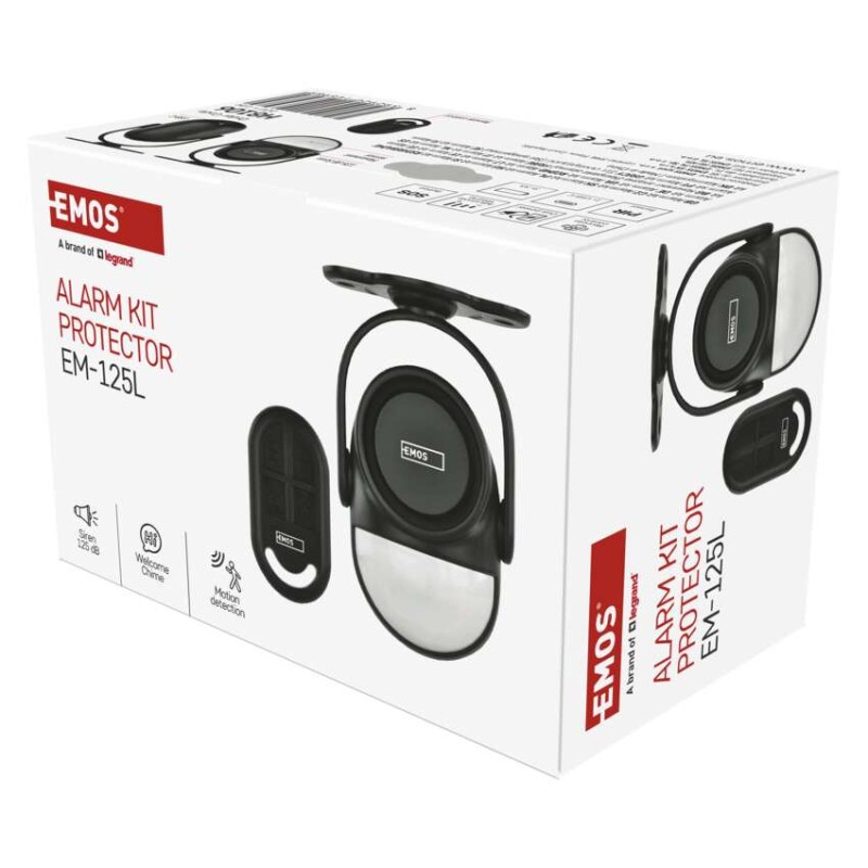 Alarm z czujnikiem ruchu EM‑125L PROTECTOR