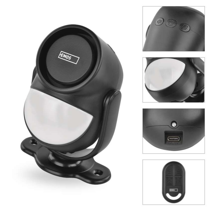 Alarm z czujnikiem ruchu EM‑125L PROTECTOR