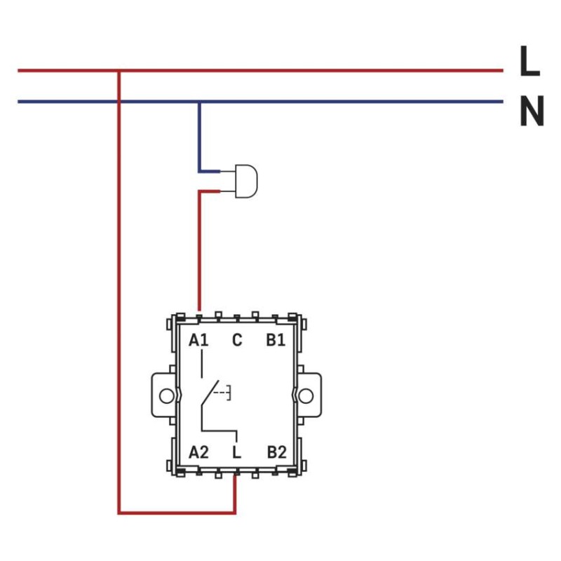 Spiedpogas slēdzis 1/0, antracīta