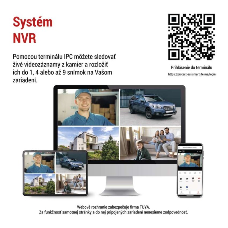 GoSmart Vonkajšia batériová kamera IP-600 EYE s WiFi a solárnym panelom