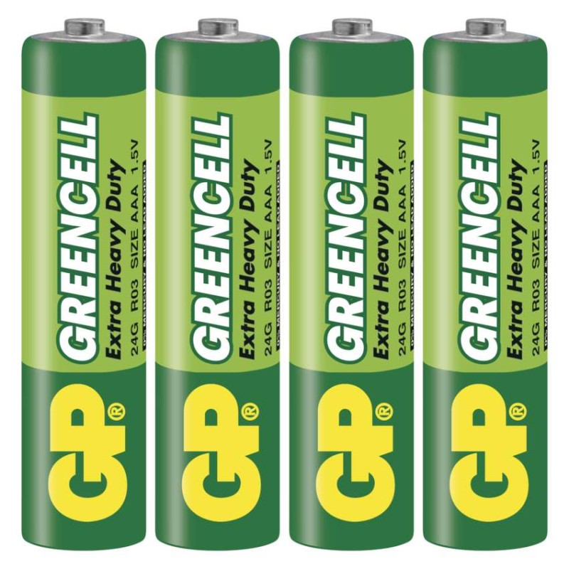 GP Bateria cynkowa GREENCELL AAA (R03) 4 szt.