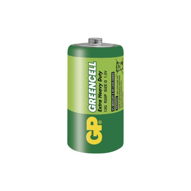 GP Bateria cynkowa GREENCELL D (R20) 2 szt.