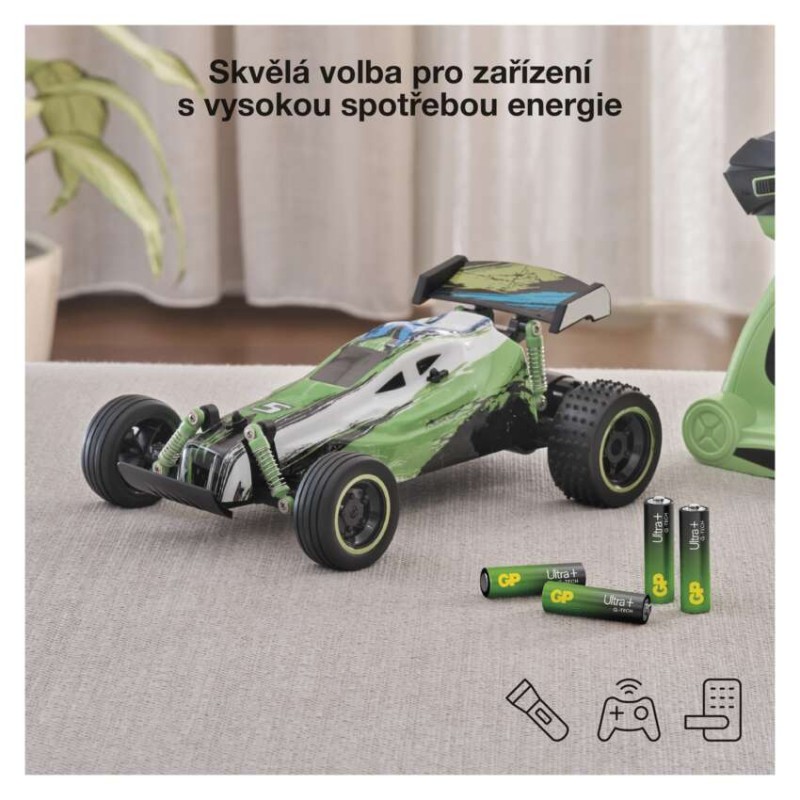 Alkalická baterie GP Ultra Plus AAA (LR03), 2 ks