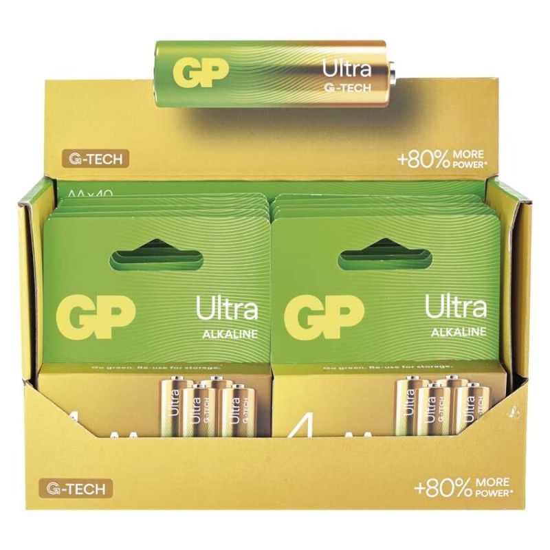 GP Bateria alkaliczna ULTRA AA (LR6) 4 szt.