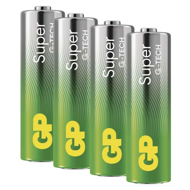 GP Bateria alkaliczna SUPER AA (LR6) 4 szt.