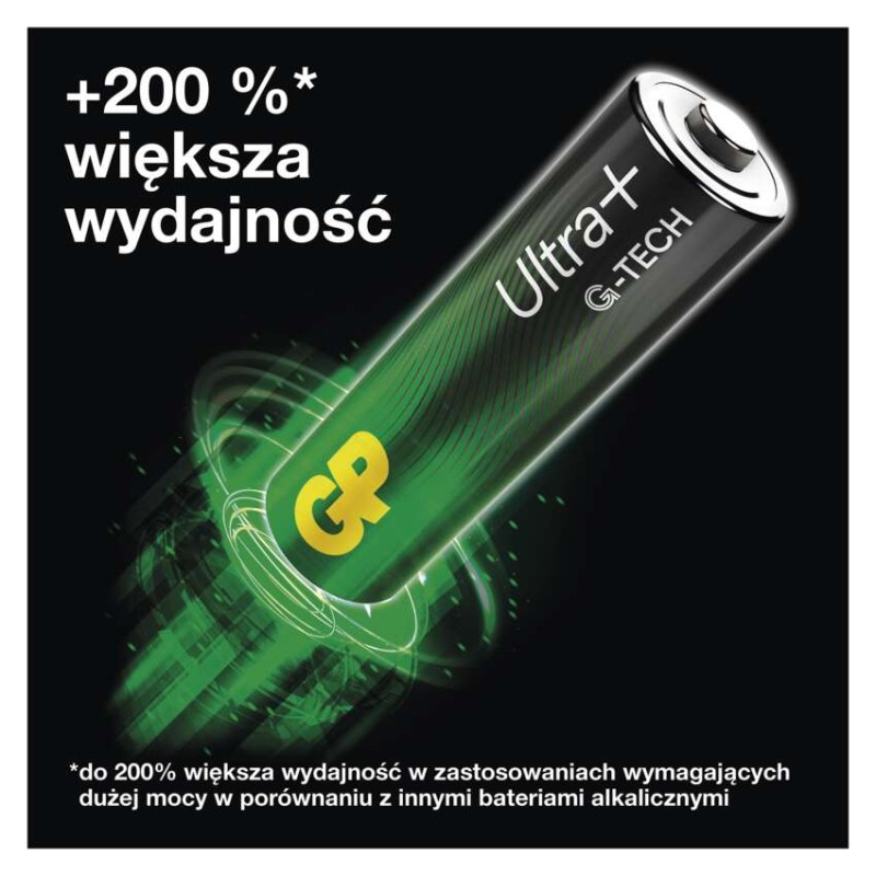 GP Bateria alkaliczna ULTRA PLUS 9V (6LR61) 1 szt.