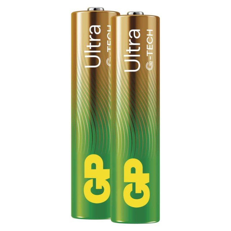 GP Bateria alkaliczna ULTRA AAA (LR03) 2SH / w/Barcode label