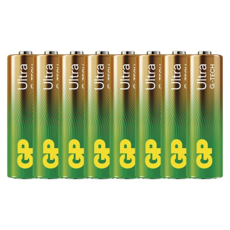GP Bateria alkaliczna ULTRA AA (LR6) 8PP