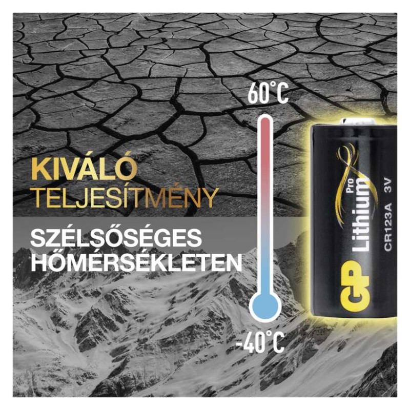 GP Lítium elem CR123A 1db/bliszter