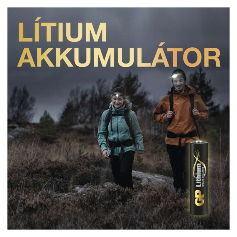 GP Lítium elem HR03 (AAA) 2db/bliszter