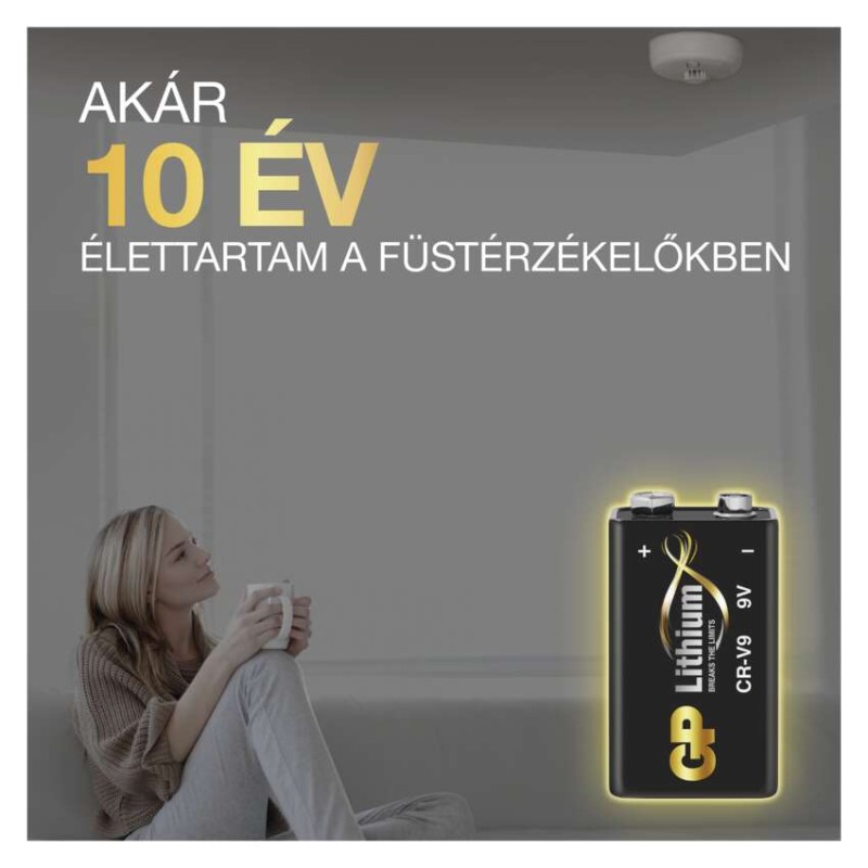 GP Lítium elem CR-V9 1db/bliszter