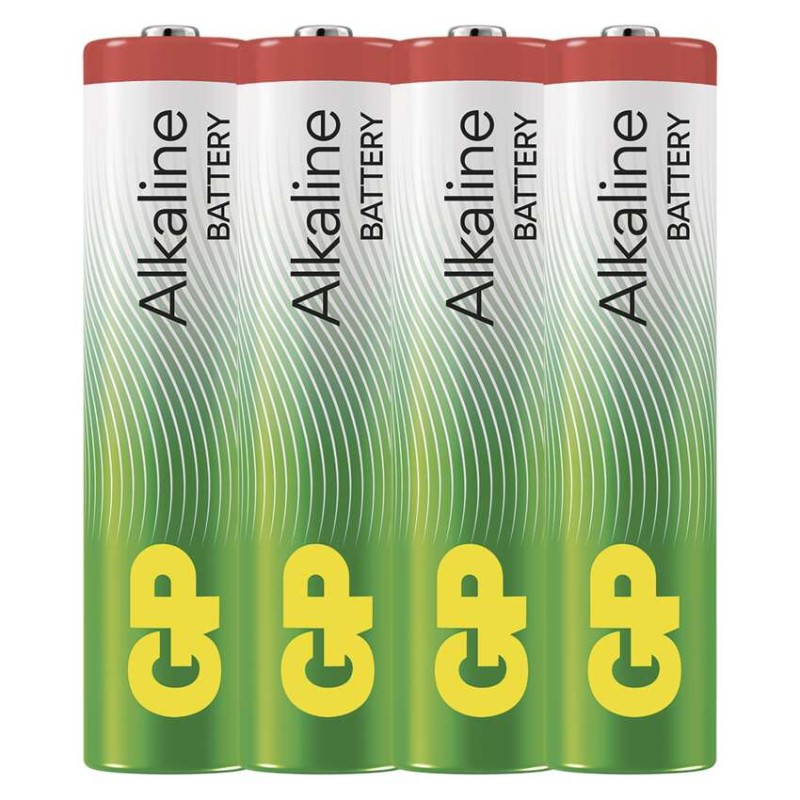 GP Bateria alkaliczna RED ALKALINE AAA (LR03) 4 szt.