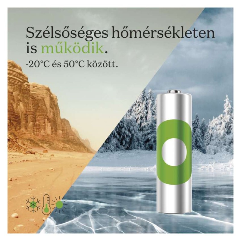 GP ReCyko NiMH Akkumulátor HR03 (AAA) 850mAh 4db