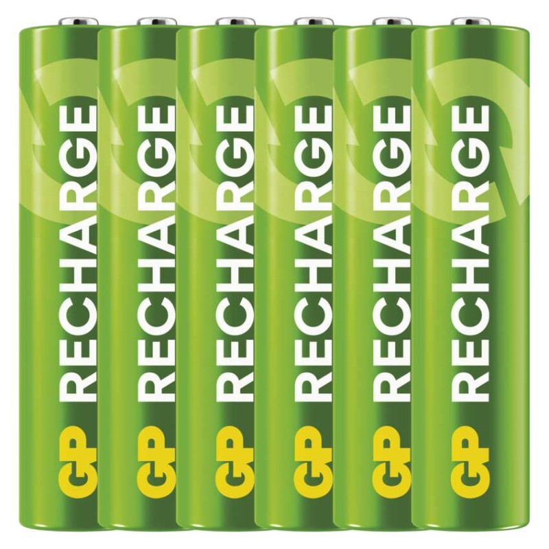 GP akumulatorek Recharge 800 AAA (HR03) 6 szt.