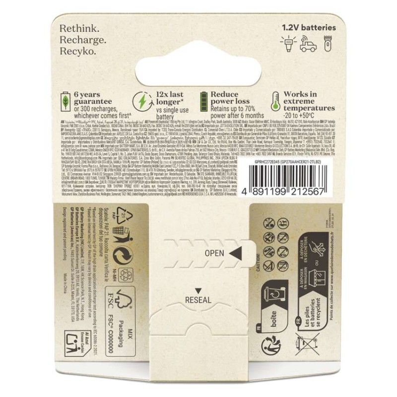 GP Akumulatorek ReCyko 2600 AA (HR6) 2 szt.