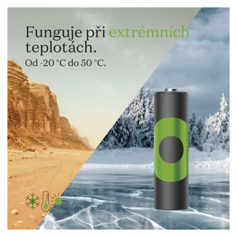 Nabíjecí baterie GP ReCyko Pro Photo Flash AA (HR6), 4 ks