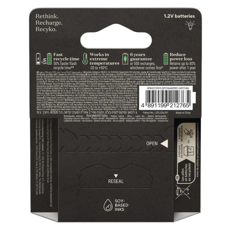 GP Akumulatorek ReCyko Pro Photo AA (HR6) 4 szt.