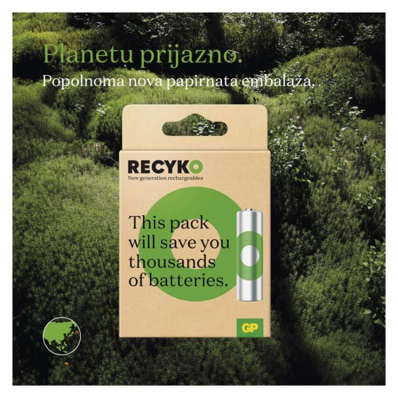 Polnilna baterija GP ReCyko 3000 mAh HR14 (C)