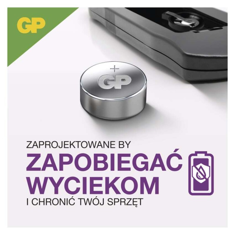 GP Bateria alkaliczna guzikowa A76F (LR44) 2 szt.