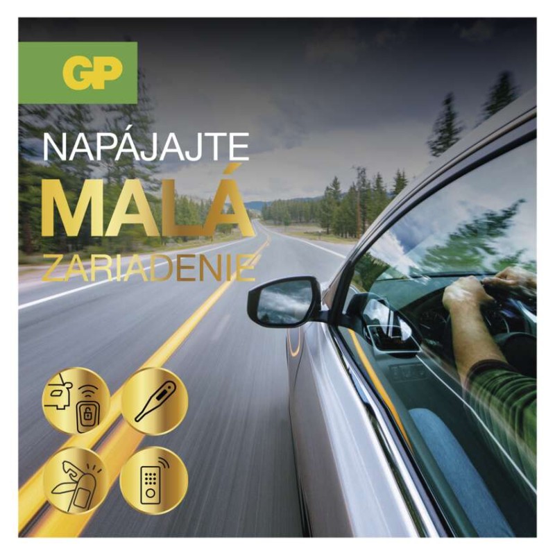 Lítiová gombíková batéria GP CR1225, 1 ks