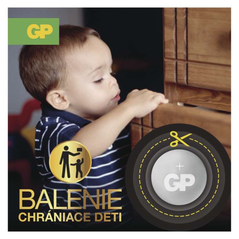 Lítiová gombíková batéria GP CR1616, 5 ks