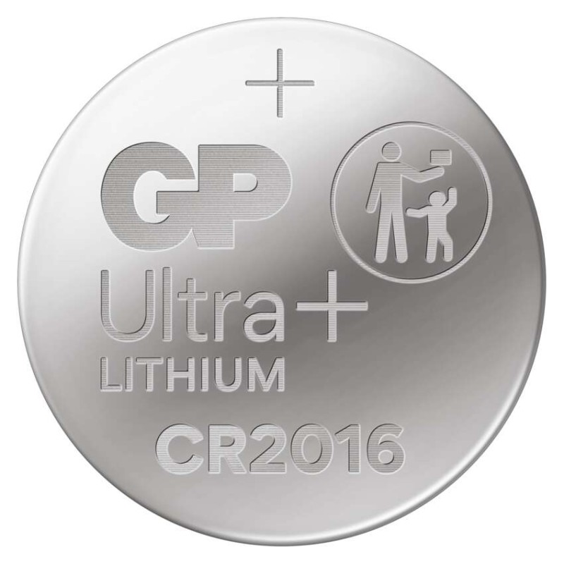 GP Ultra plus Lítium gombelem CR2016 5db/bliszter