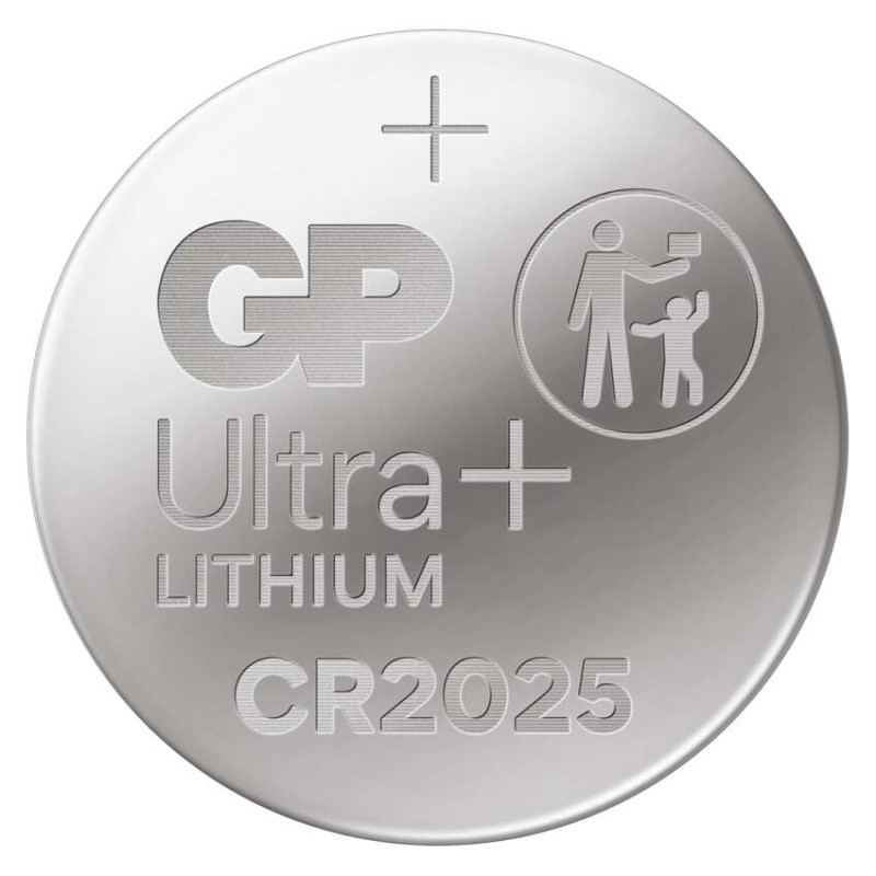 GP Ultra plus Bateria litowa guzikowa CR2025 5 szt.