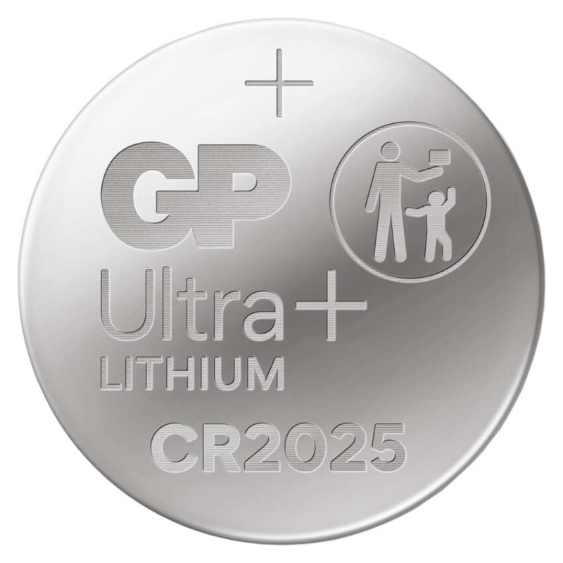 GP Ultra plus Bateria litowa guzikowa CR2025 2 szt.