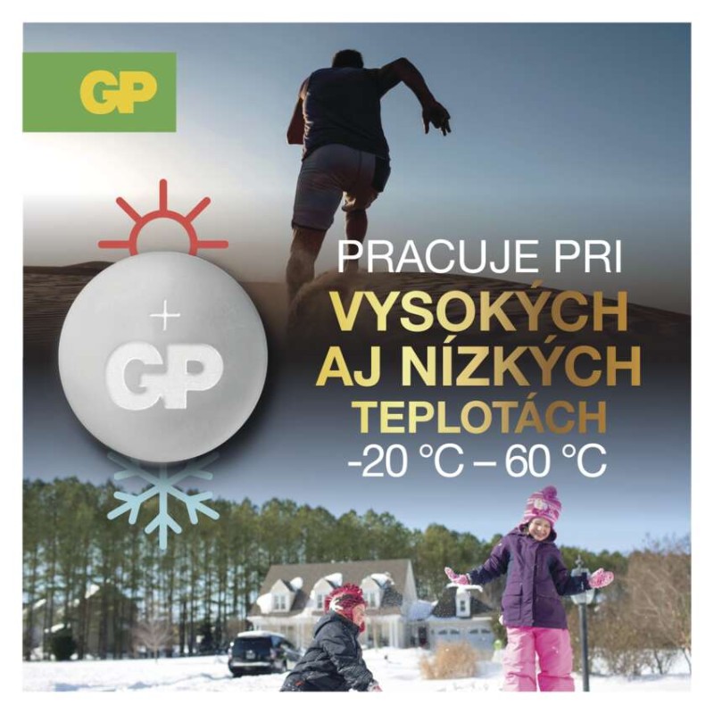 Lítiová gombíková batéria GP CR2320, 1 ks