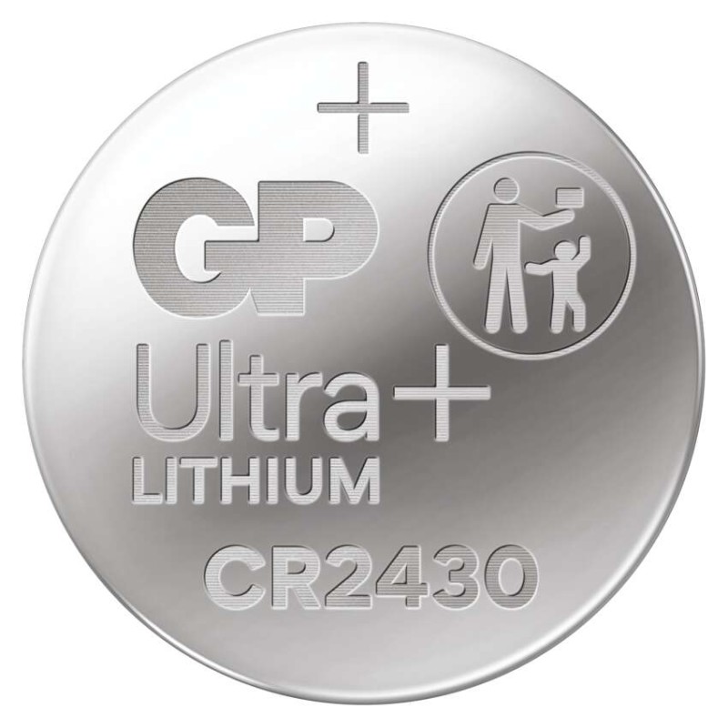 GP Ultra plus Bateria litowa guzikowa CR2430 5 szt.