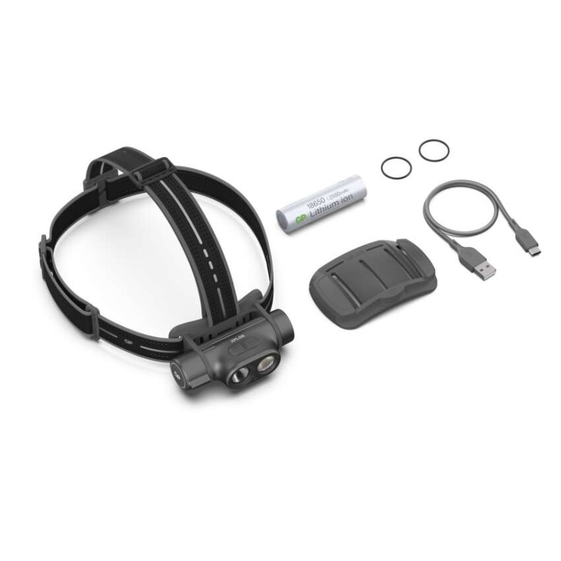 GP Latarka czołowa LED ładowalna Xplor PHR19, 1200 lm