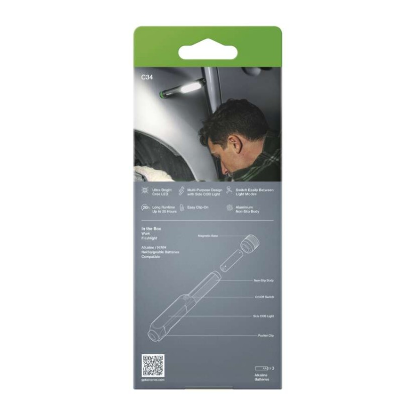 GP Latarka LED Discovery C34 550 lm