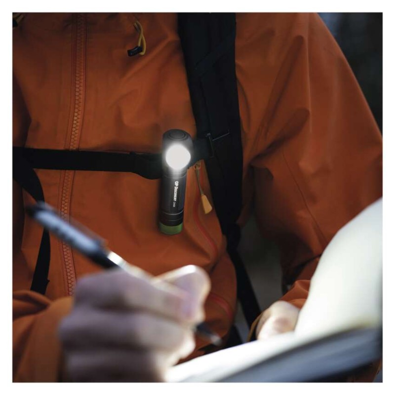 GP Latarka czołowa LED ładowalna Discovery CHR35, 600 lm