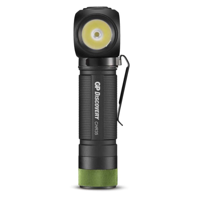 GP Latarka czołowa LED ładowalna Discovery CHR35, 600 lm
