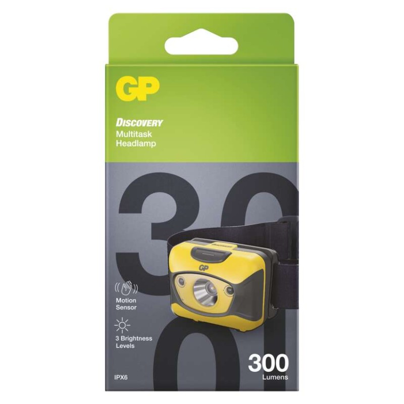 GP Latarka czołowa LED Discovery CH46, 300 lm