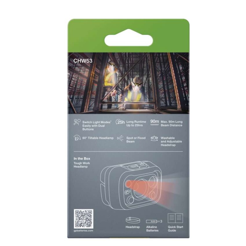 GP Latarka czołowa LED Discovery CHW53, 280 lm