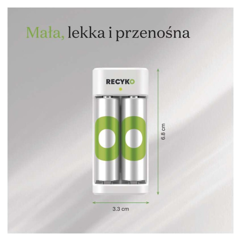 GP Ładowarka Recyko Eco E221 + 2× AA ReCyko 2100   /*MPP
