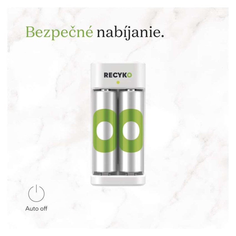 GP nabíjačka batérií Eco E221 + 2AA GP ReCyko 2100