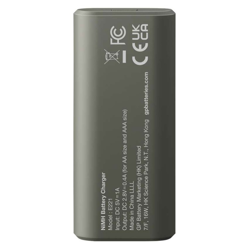 GP Akkumulátor töltő Eco E221+2xAA ReCyko 2100mAh