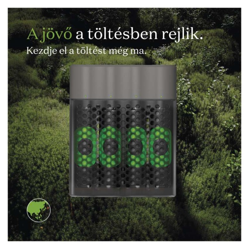 GP Akkumulátor töltő Speed M452 + 4xAA ReCyko 2600mAh