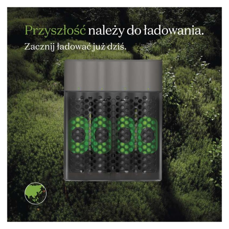 GP Ładowarka Recyko Speed M452 + 4× AA 2600 /*MPP