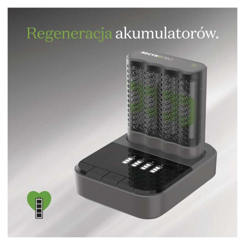 GP Ładowarka Recyko Pro P461 + 4× AA + Dock /*MPP