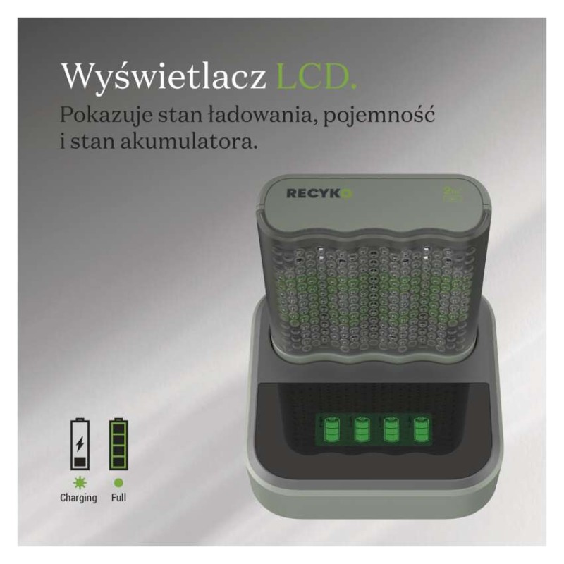 GP Ładowarka Recyko Pro P461 + 4× AA + Dock /*MPP